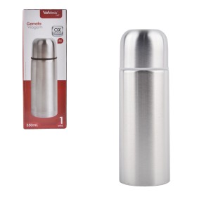 Garrafa  De Viagem Inox 350ML  20CM X7 CM